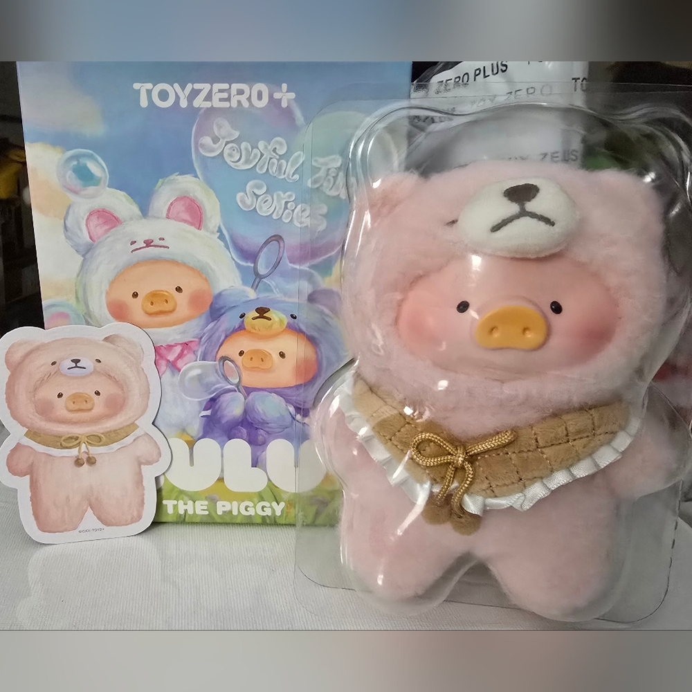 LULU The Piggy Joyful Times Series Plush Pendant "Sunshine Teddy" - Picture 2 of 13